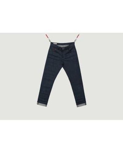 Henry Paris The 5 Pocket Selvedge Indigo Jeans 40 - Blue