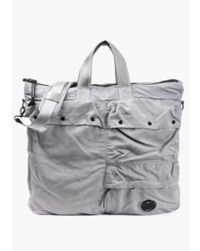 C.P. Company S Nylon B Tote Bag - Grey