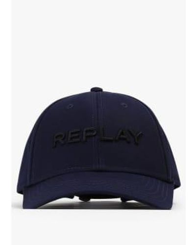 Replay S Cap No Thema - Blue