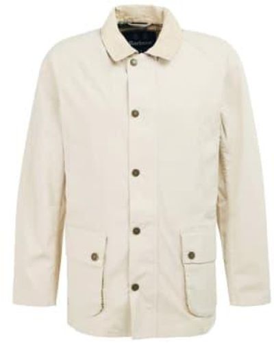 Barbour Ashby Casual Jacket Mist Small - White