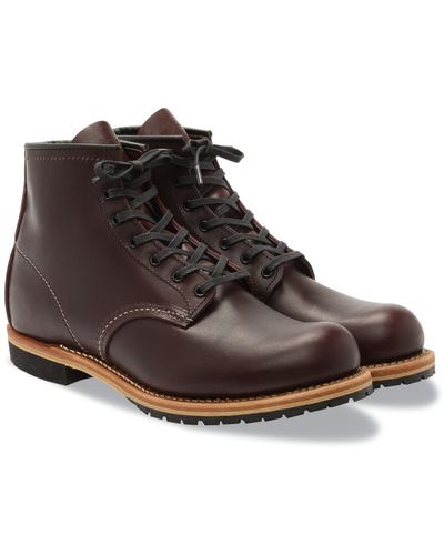 Red Wing 9411 Beckman 6" Round Toe Boots Black Cherry Featherstone