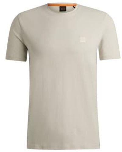 BOSS New Tales T-shirt Beige Small - Grey