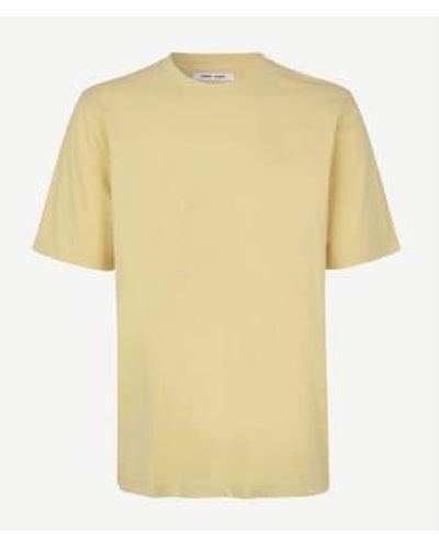 Samsøe & Samsøe Saadrian T- Shirt Moonstone S - Yellow