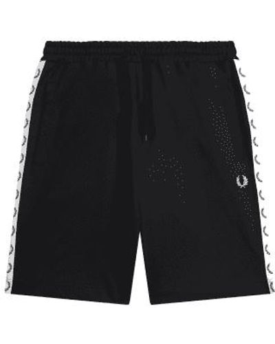 Fred Perry Tricot collé court noir