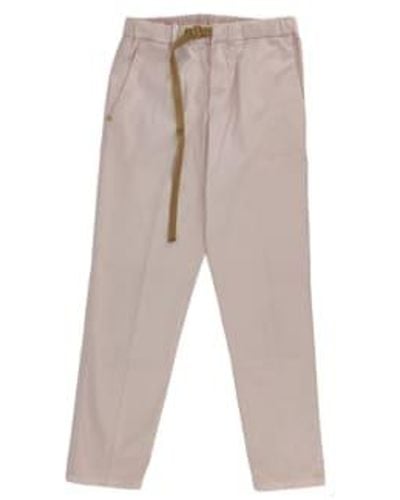 White Sand Marilyn Trousers Pink Woman Powder - Natural