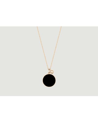 Ginette NY Collier ever onyx noir - Blanc