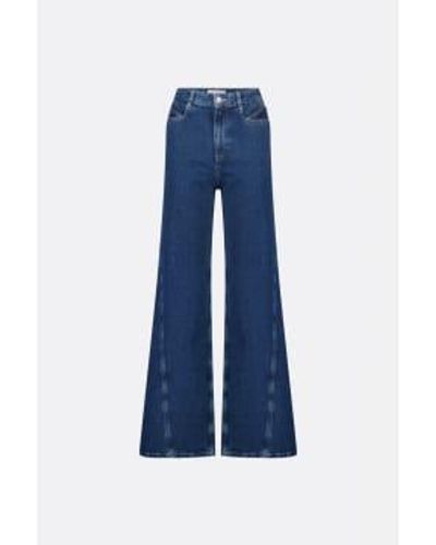 FABIENNE CHAPOT Bonnie Wide Jeans Dark - Blu