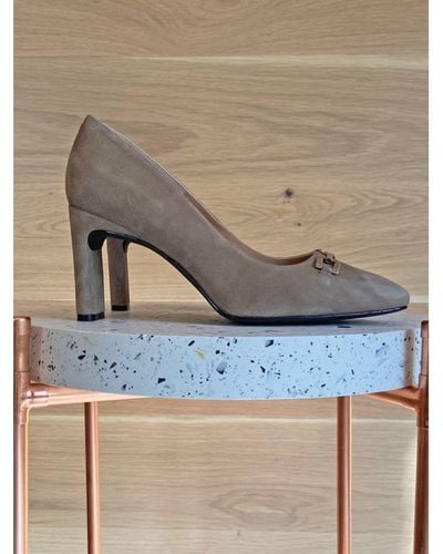 Unisa Taupe Wizo Heels Sandals - Metallic