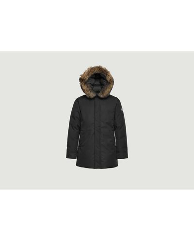 Pyrenex Annecy Fur Coat - Black