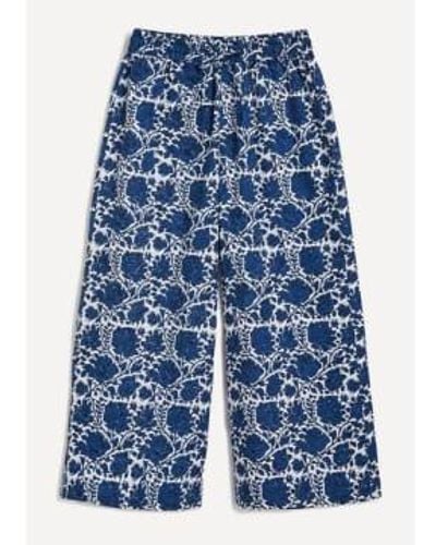SZ Blockprints Pantalon à cordon - Bleu