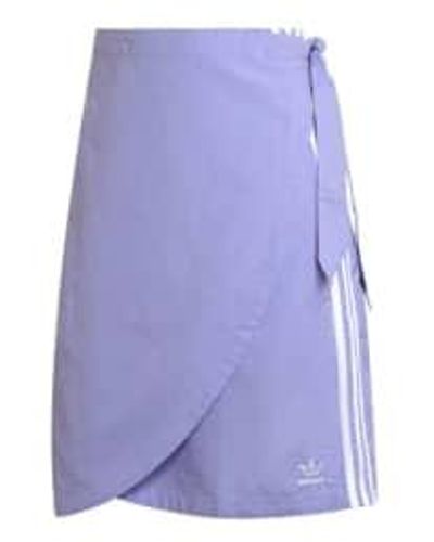 adidas Originals Skirt For Woman Hc1932 Tie Skirt - Viola