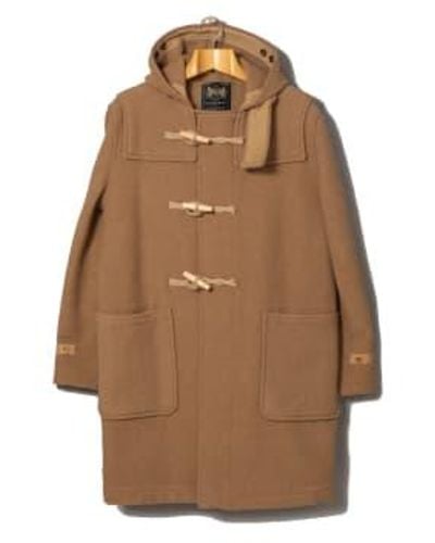 Gloverall 70th Anniversary Monty Duffle Coat Camel - Marrón