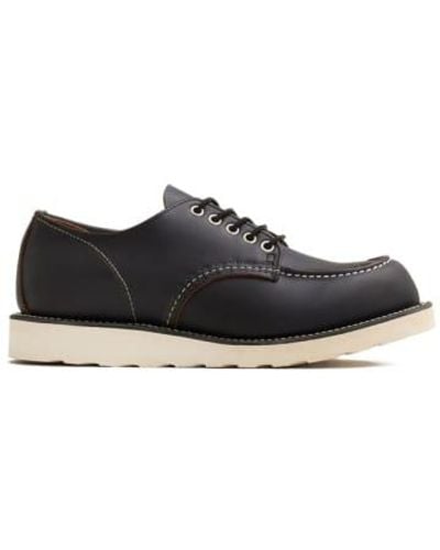 Red Wing Wing Shoes 8090 Shop Moc Oxford Shoes Black Prairie - Nero