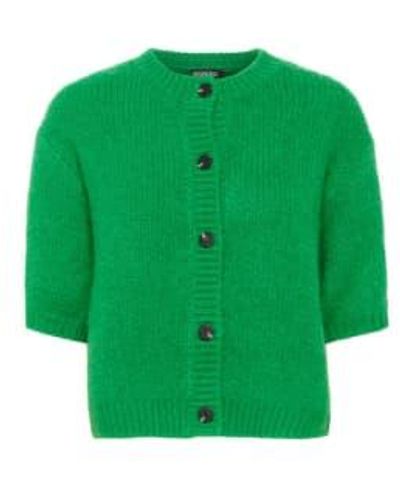 Soaked In Luxury Slparadis Medium Knit Cardigan - Green