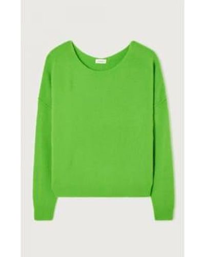 American Vintage Damsville Sweater Meadow M/l - Green