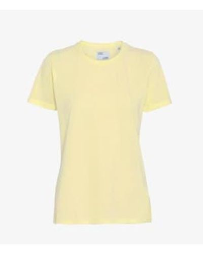 COLORFUL STANDARD Camiseta orgánica ligera amarillo suave