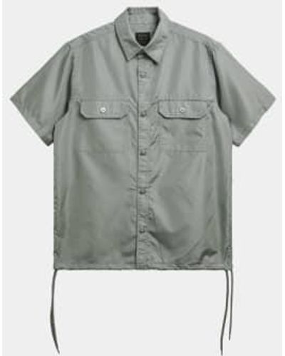 Taion Military Half Sleeve Shirt - Gray