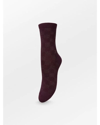 Becksöndergaard Quinis Glitter Socks - Purple