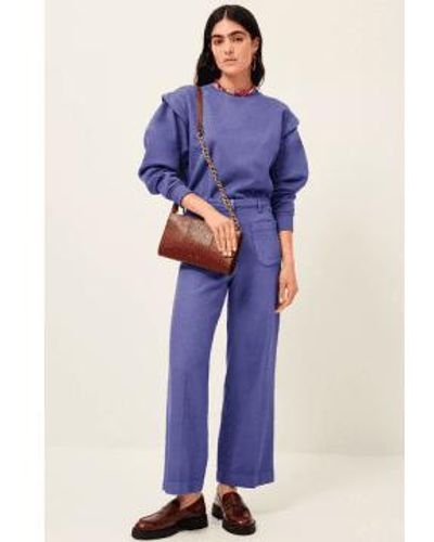 Sessun Hendrick Lavender Trousers - Blu