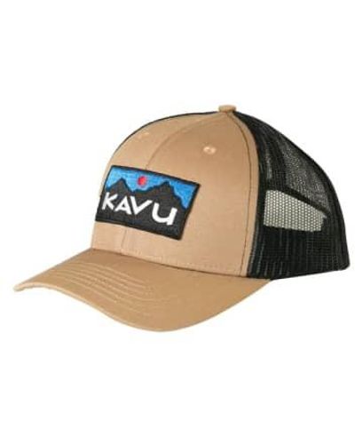 Kavu Above Standard Cap Heritage Khaki One Size - Blue