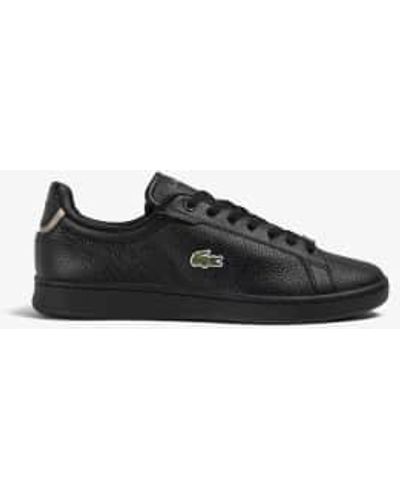 Lacoste Men's Carnaby Pro entrenadores - Negro