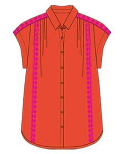 Nooki Design Mezcla blusa polly - Rojo