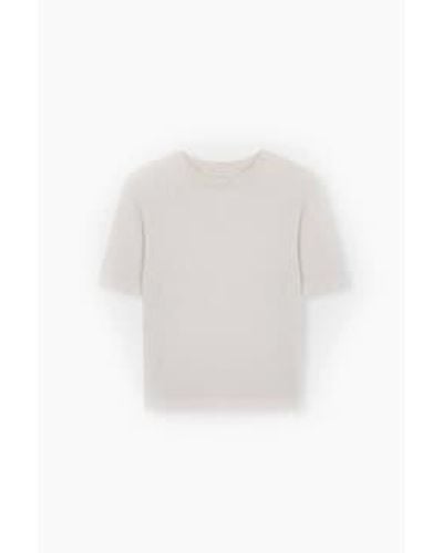 Cordera T-shirt Viscose Guimauve - Blanc