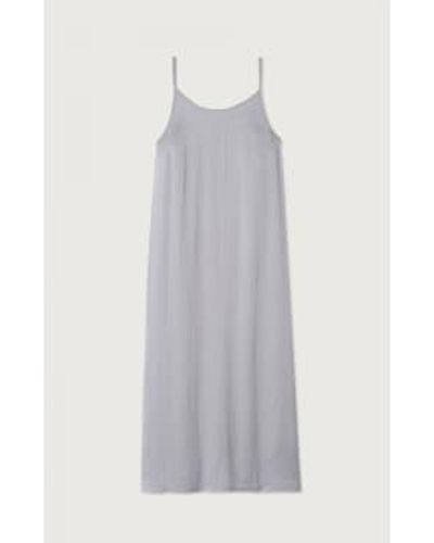 American Vintage Widland Slip Dress Storm - Bianco
