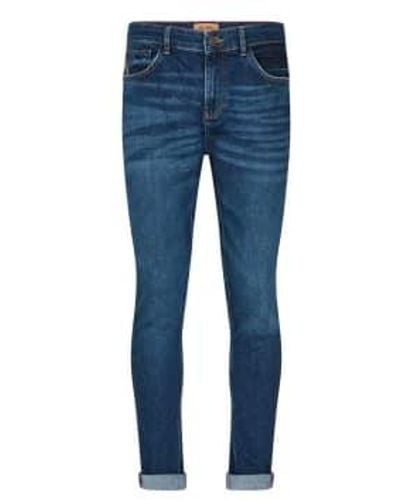 Mos Mosh Denim Portman Heads Jeans W34 - Blue
