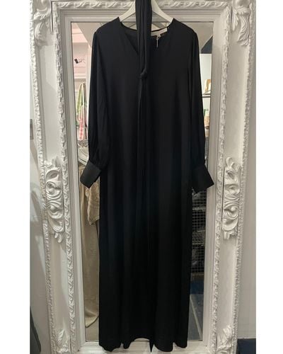 Silk95five Black 22126 Zermatt Long Maxi Dress
