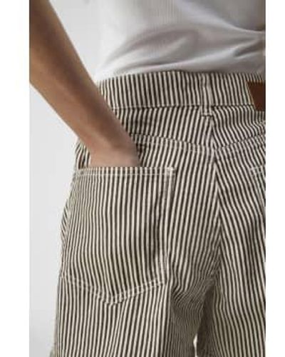 Object Sola Sandshell Stripe Shorts Xs - Multicolour