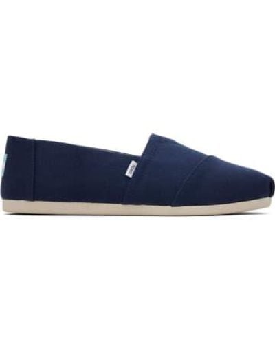 TOMS Mens recycled canvas - Blau