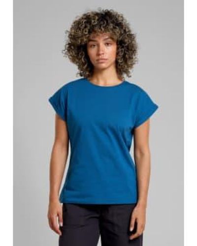 Dedicated Visby Organic Cotton Base T-shirt - Blue
