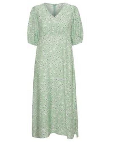 B.Young Byoung Byibano Long Dress Fair Flower - Verde