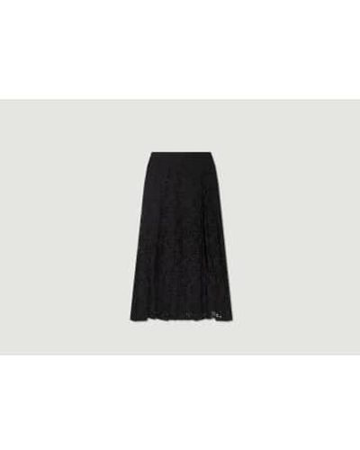 See By Chloé Perforated Skirt 38 - Black