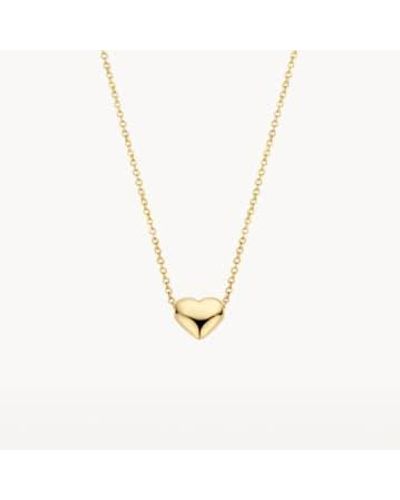 Blush Lingerie 14k Gold Mini Heart Necklace - Metallic