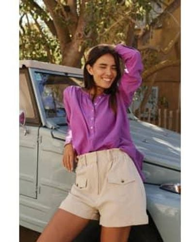 indi & cold Vera Shirt Xs - Purple
