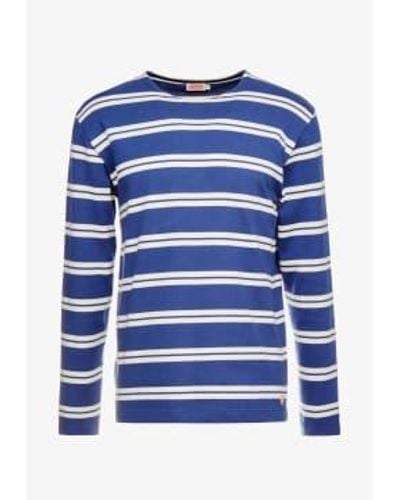 Armor Lux Striped Jersey Sailor Ink Nature 3xl - Blue