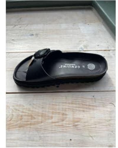 Genuins Gudi Leather Sandals - Grigio