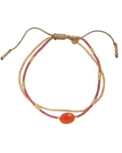 A Beautiful Story Sentiment bracelet - Orange