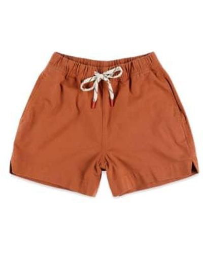 Topo Short Dirt Femme Brique / Xs - Orange