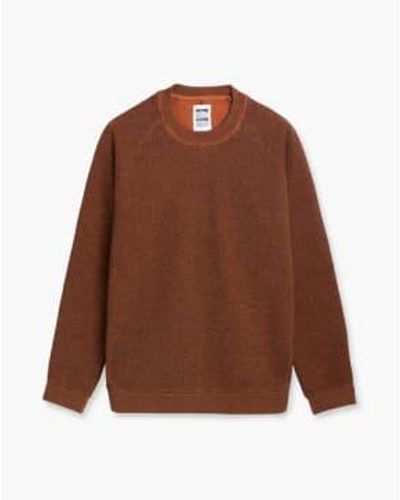 Homecore Frottee-sweatshirt pale brick - Braun