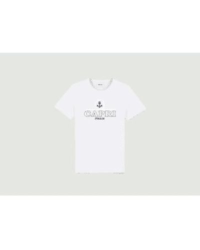 Harmony Capri Anchor Tshirt - Bianco