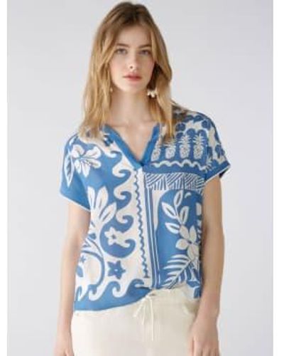 Oui Women's Striped Blouse