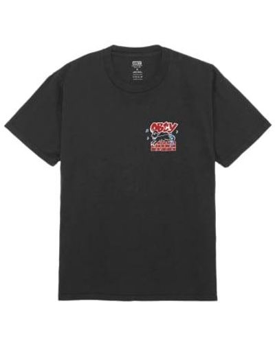 Obey Out Of Step T-shirt Pigment Vintage - Black