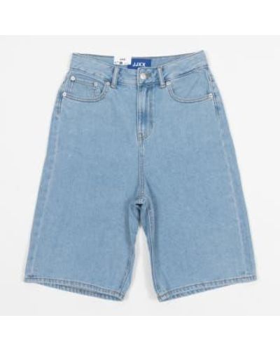 JJXX S baggy Long Denim Shorts - Blue