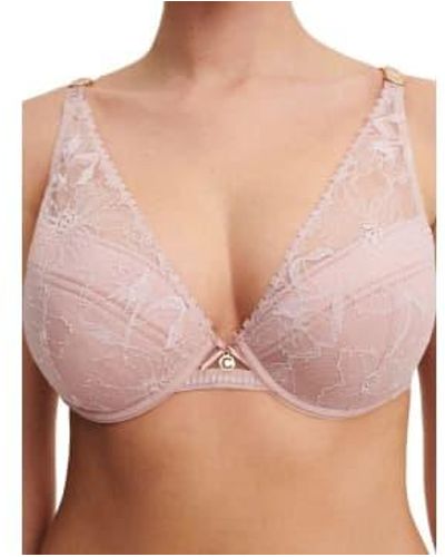 Chantelle Orchids Push Up Bra In English - Rosa