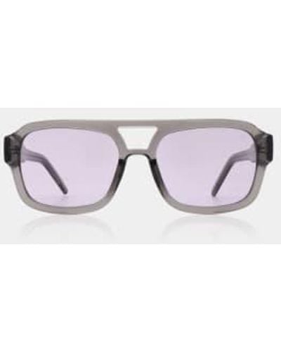 A.Kjærbede Transparent Kaya Sunglasses O/s - Purple