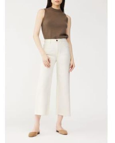 DL1961 Women's Susie High Rise Tapered Jeans - Relaxed Fit Cropped Ankle Jeans (Color: Cole, Size 26)