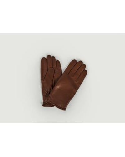 Agnelle Thomas Gloves 8 - Brown